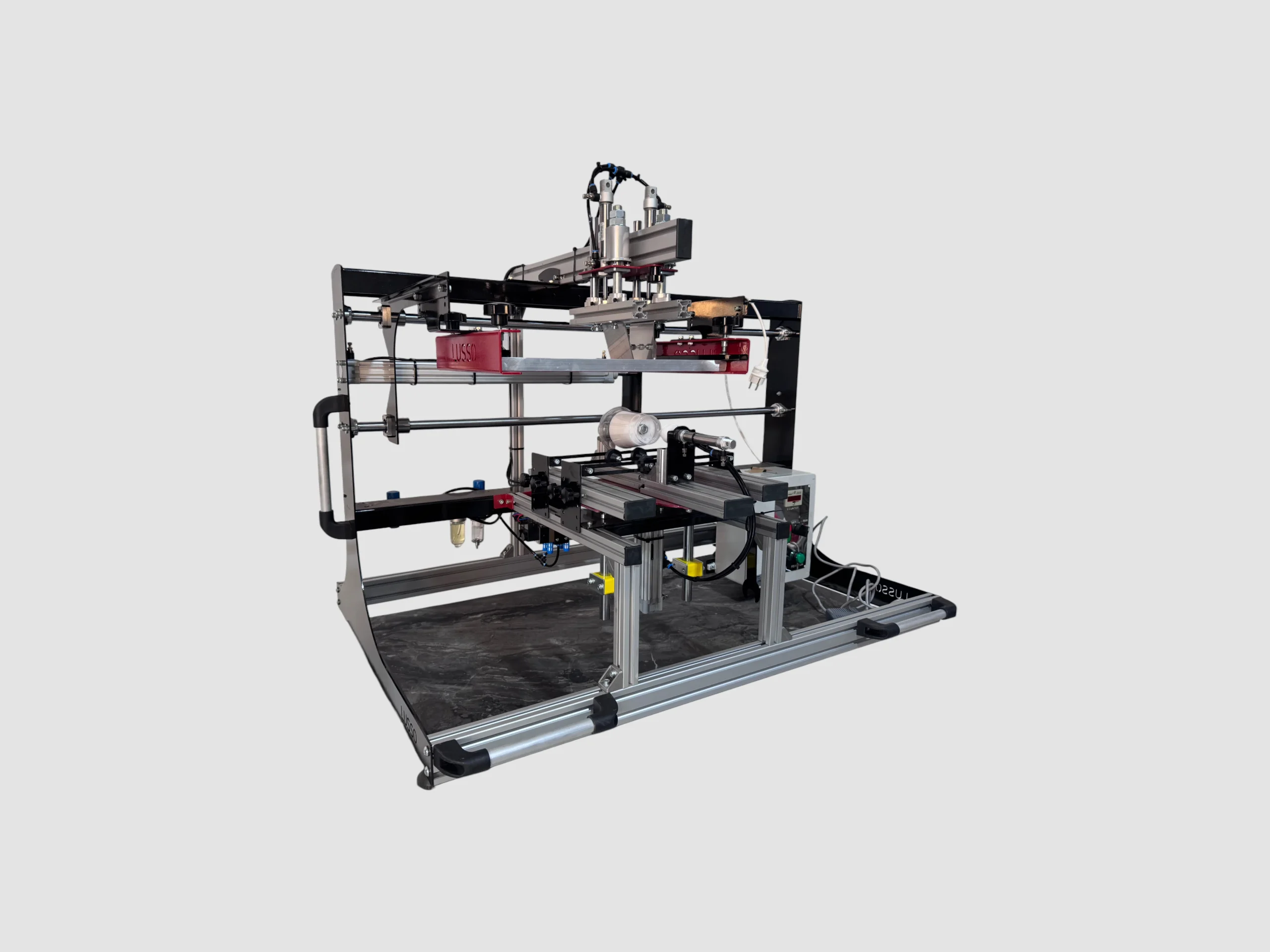 Yarı otomatik yuvarlak baskı makinesi 15x35 cm pnömatik serigrafi sistemi