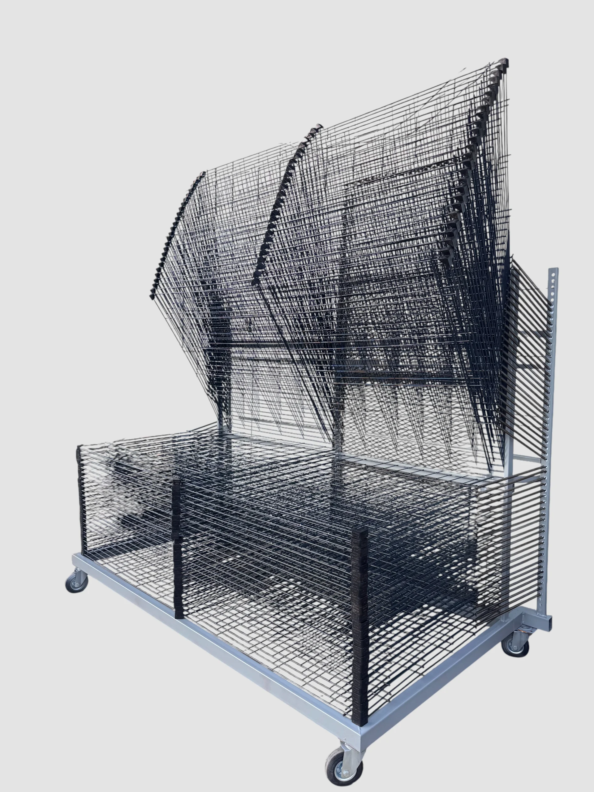 Rayk Screen Printing Paint Drying Rack, Multi-Level Structure, 100x185 cm