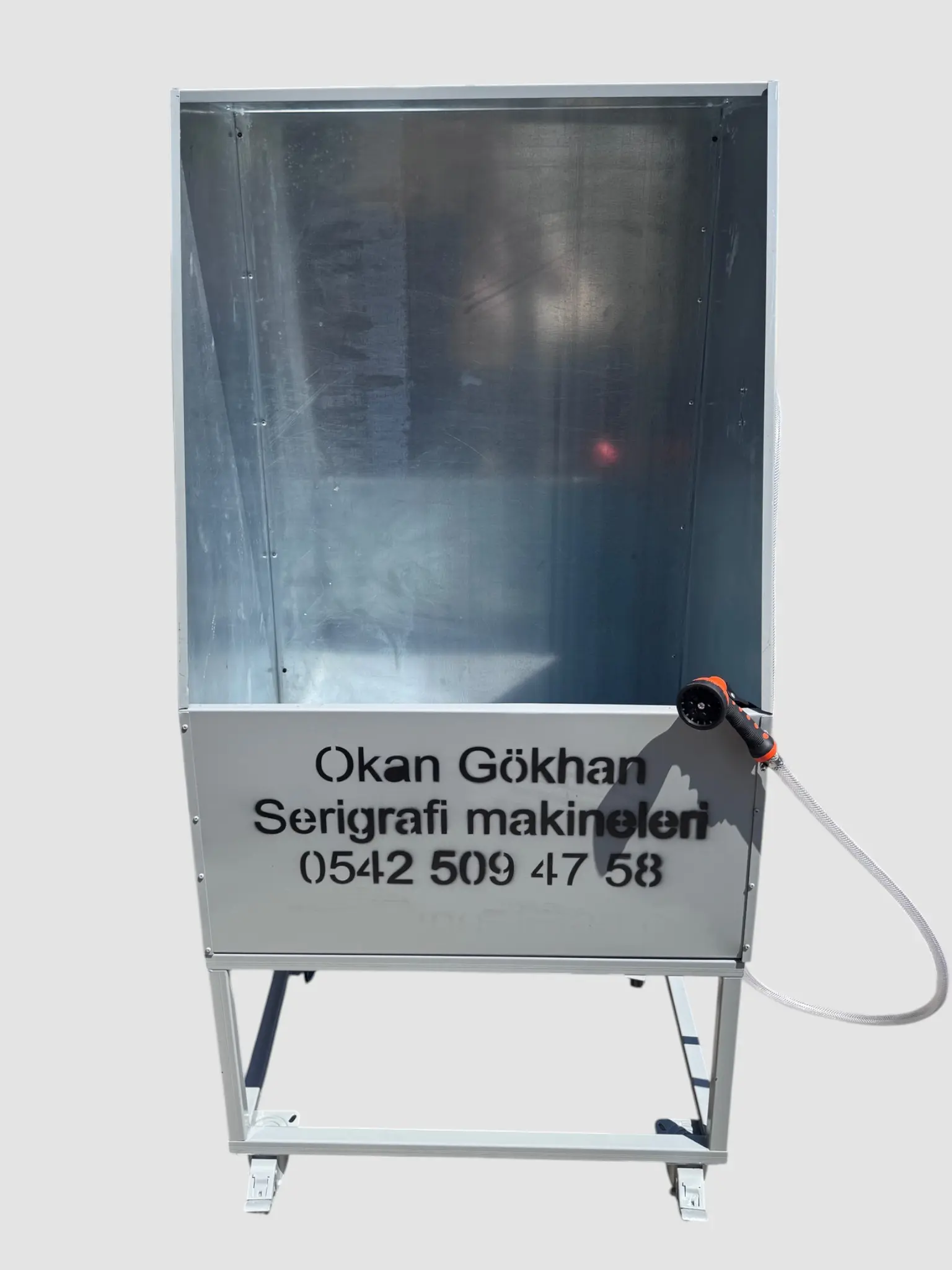 60x80 screen printing plate washing booth
