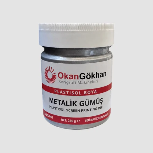 Plastisol metalik tekstil baskı boyası 1 KG